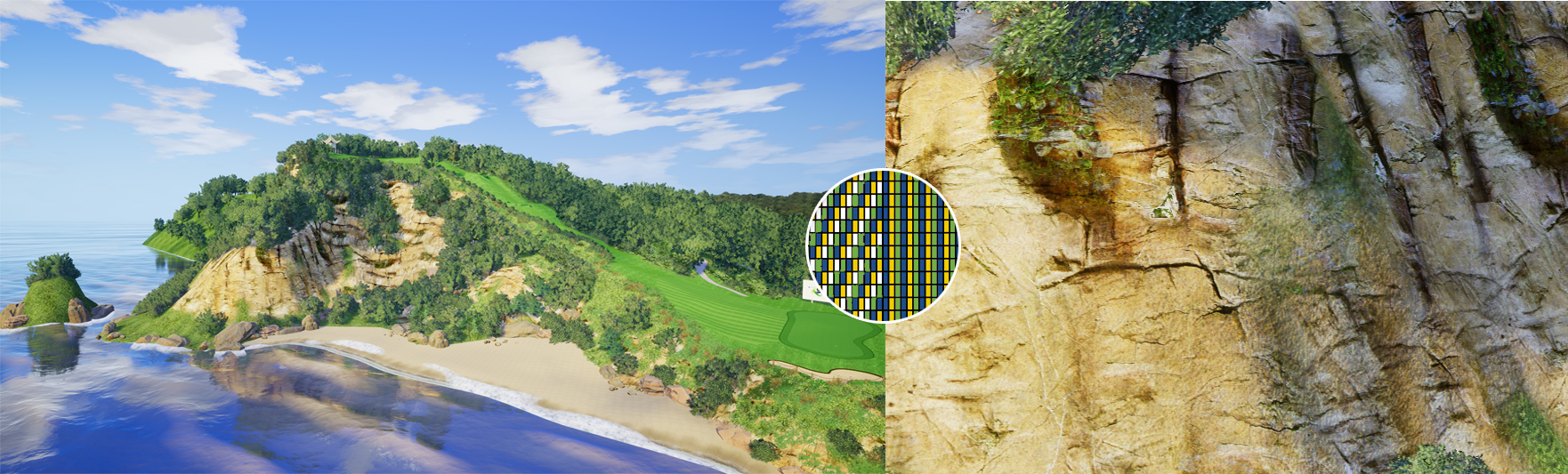 高爾夫模擬系統全場景軟件